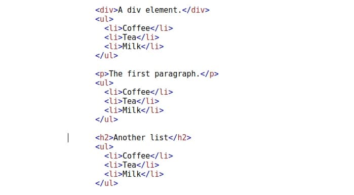 انتخابگر ~ در css - تعریف element1~element2