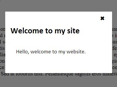 نمایش popup تبلیغاتی در اولین load سایت